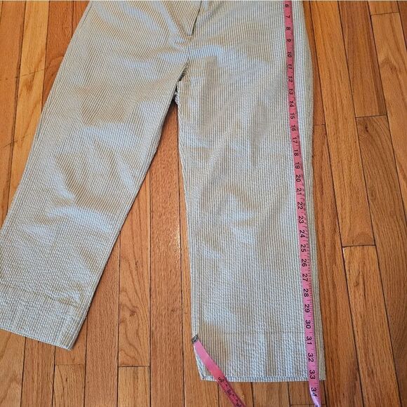 JONES NEW YORK SEERSUCKER CROPPED PANTS - Picture 7 of 8